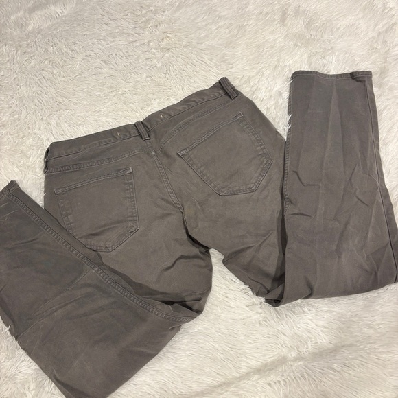 Banana Republic Men's Slim Twill Traveler Pants Mid Gray Size 34 - Picture 8 of 12